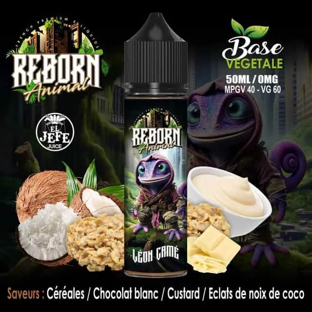 Reborn - Léon Camé 0mg 50ml - El Jefe Juice